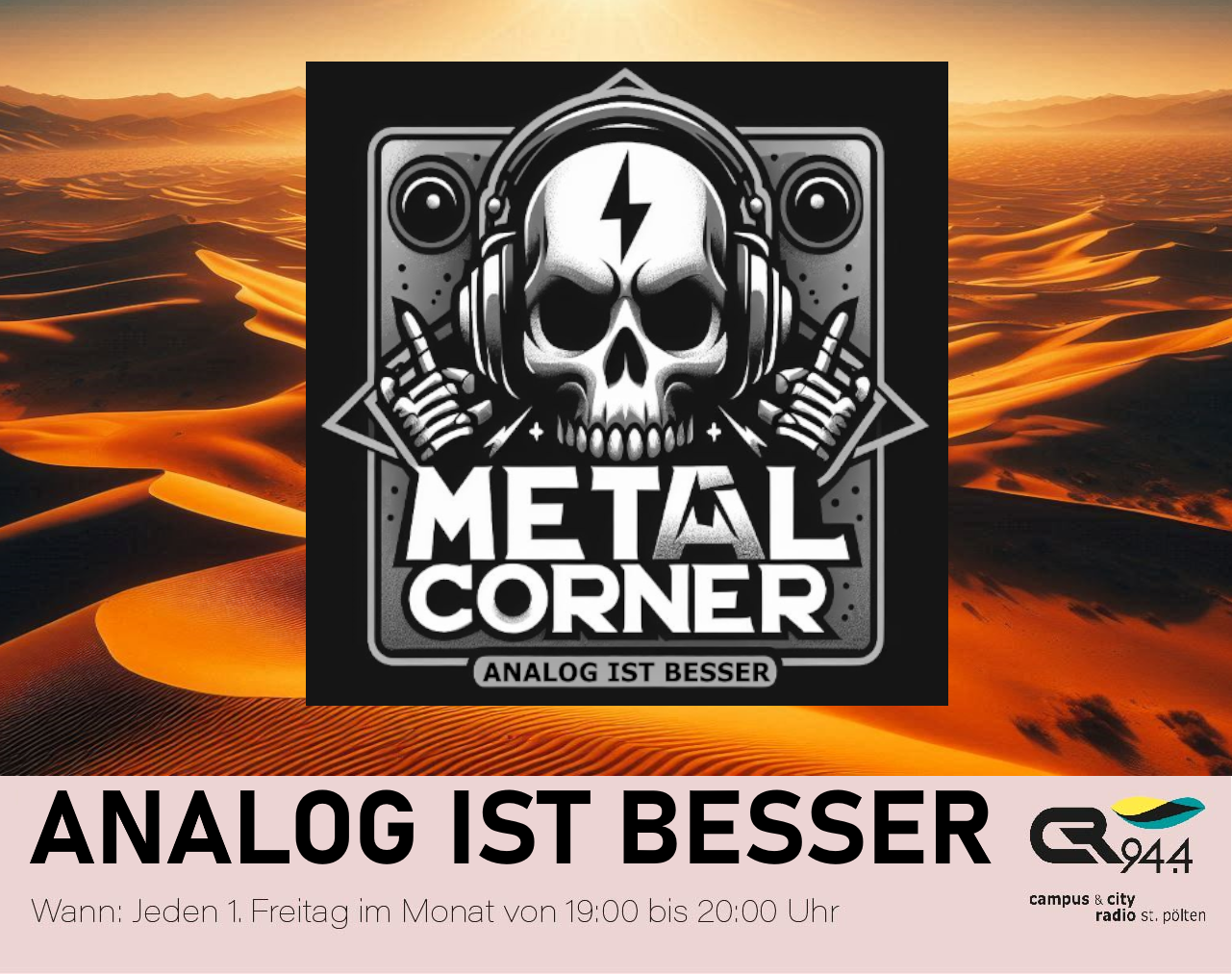 ANALOG IST BESSER: Metalcorner (Special Edt.), Fr. 04.10.,19-20h